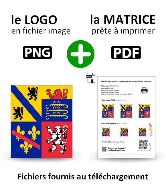 01 Ain - Drapeau - Ajusté