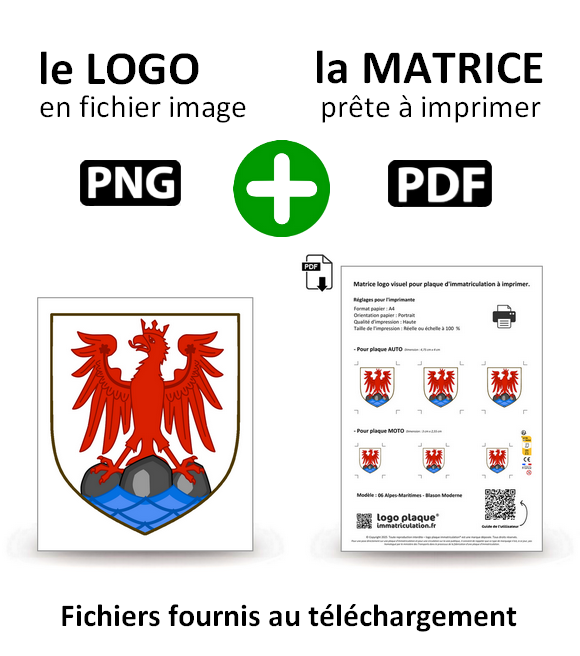 06 Alpes-Maritimes - Blason Moderne