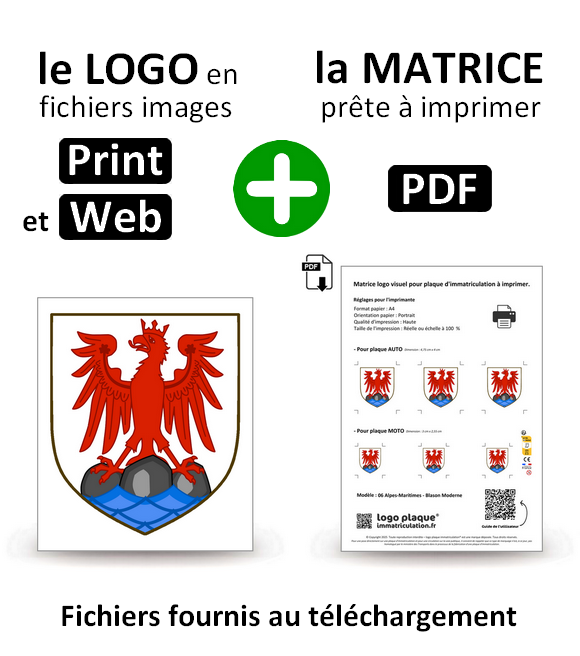06 Alpes-Maritimes - Blason Moderne