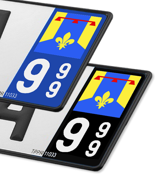 13 Bouches-du-Rhône - Drapeau Ajusté