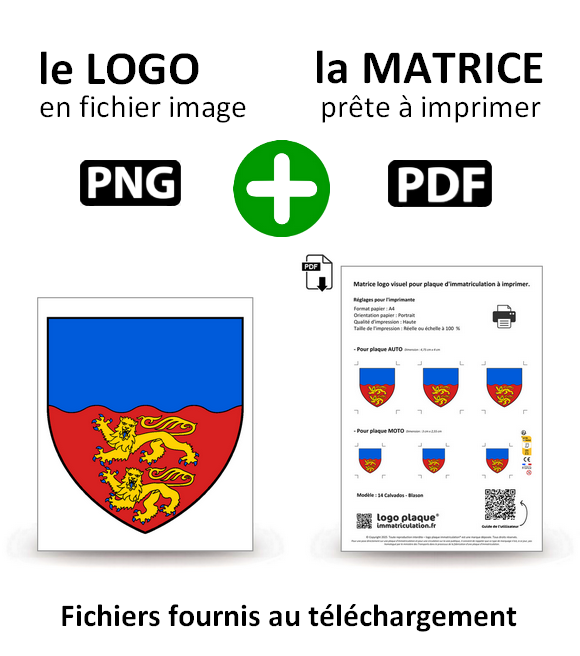 14 Calvados - Blason