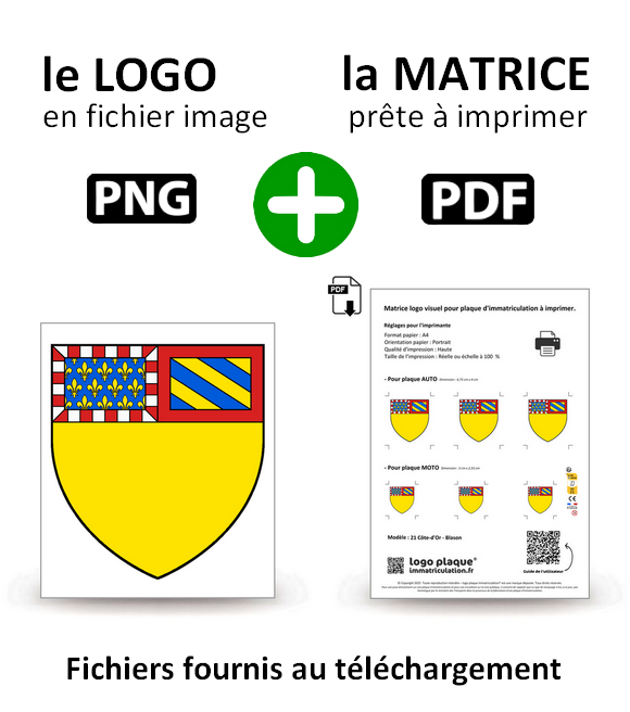 21 Côte-d'Or - Blason