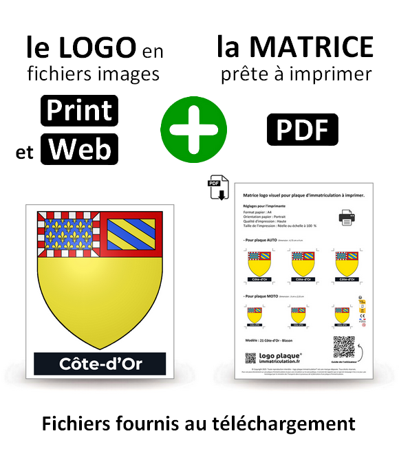 21 Côte-d'Or - Blason