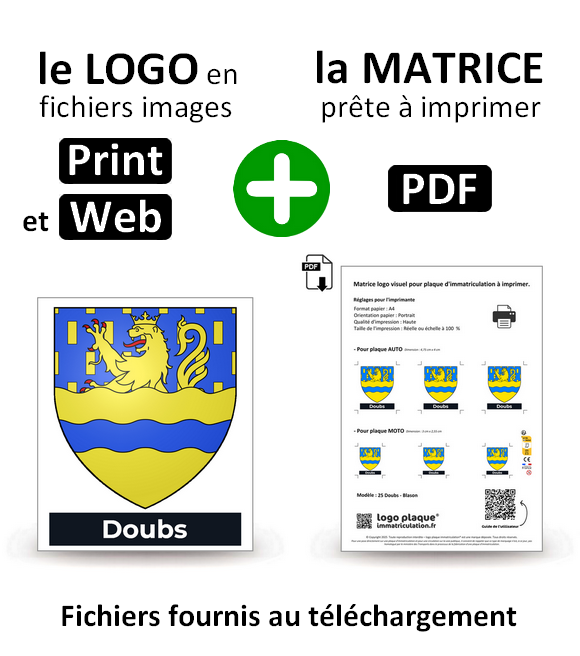 25 Doubs - Blason