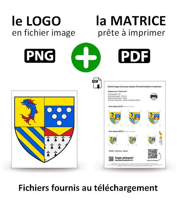 26 Drôme - Blason