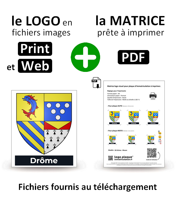 26 Drôme - Blason