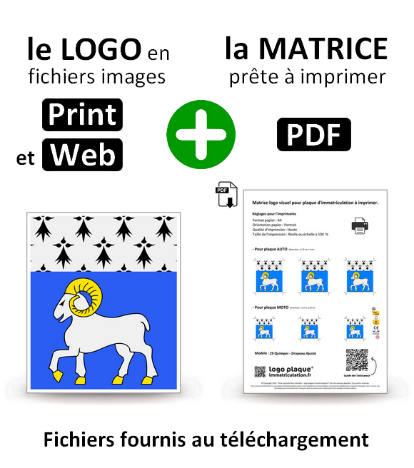 29 Quimper - Drapeau Ajusté