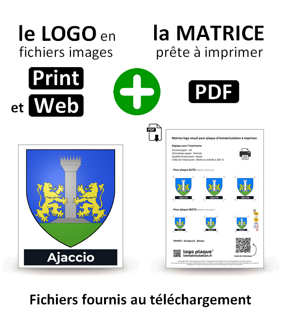2A Ajaccio - Blason