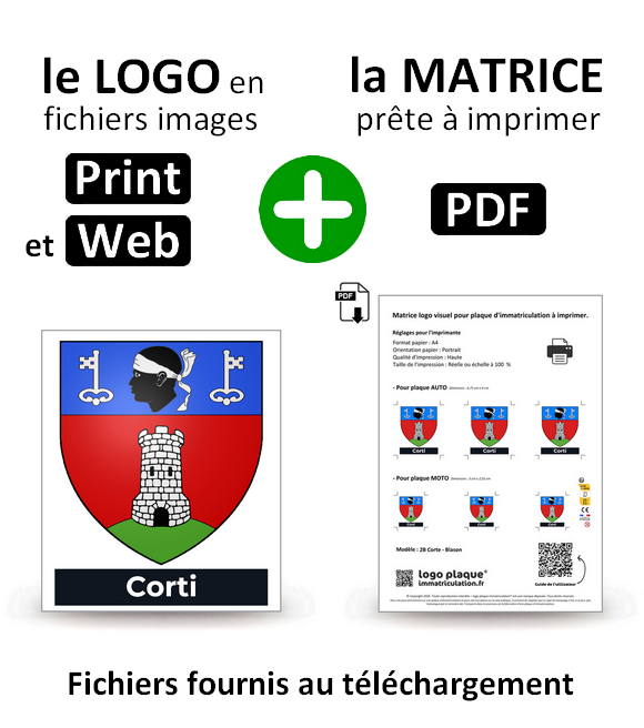 2B Corte - Blason