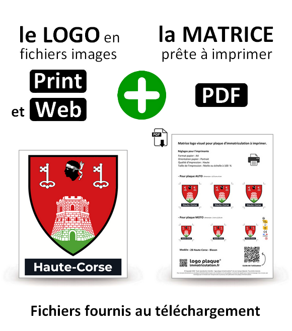 2B Haute-Corse - Blason
