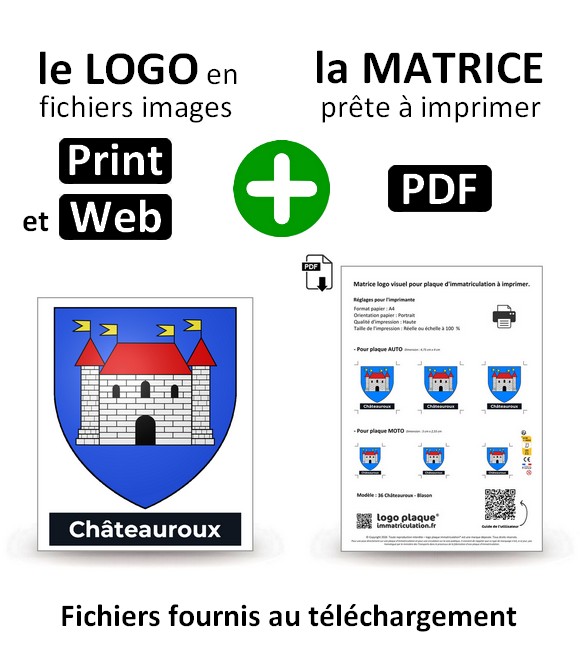 36 Châteauroux - Blason