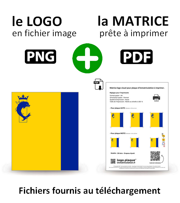 38 Isère - Drapeau Ajusté