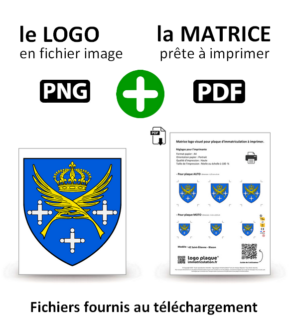 42 Saint-Étienne - Blason