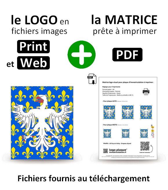 43 Puy-en-Velay - Adjusted Flag