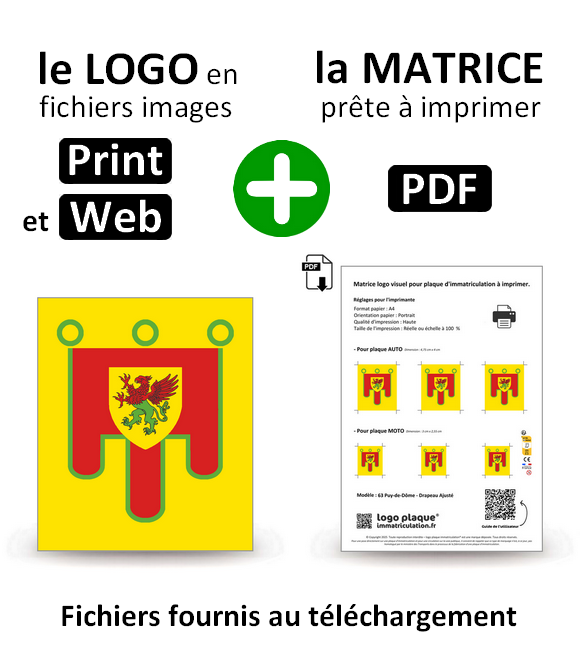 63 Puy-de-Dôme - Adjusted Flag