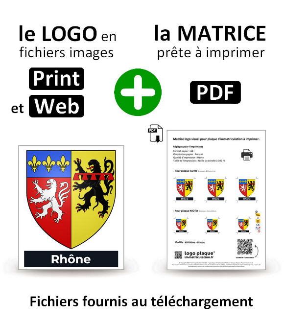 69 Rhône - Blason