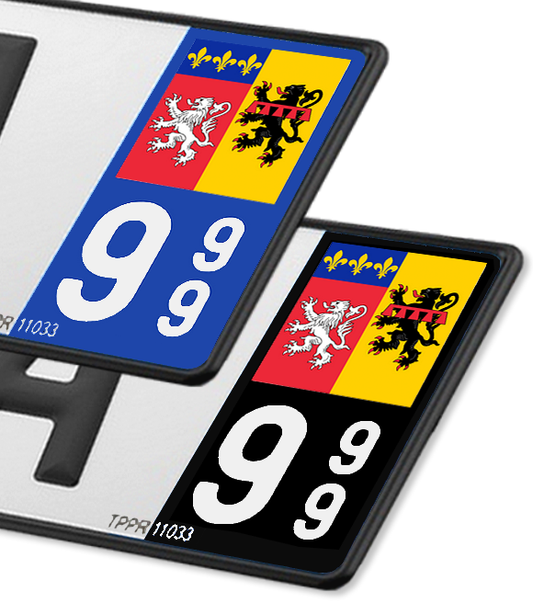 69 Rhône - Drapeau Ajusté