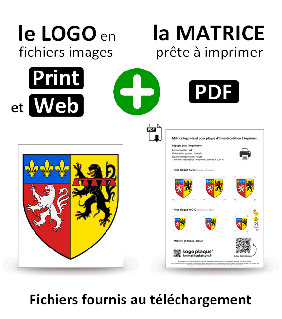 69 Rhône - Coat of Arms