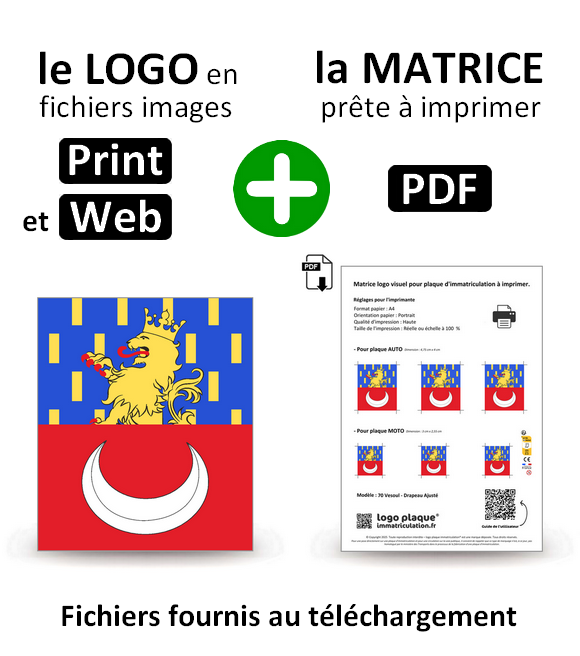 70 Vesoul - Adjusted Flag