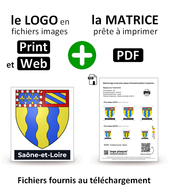 71 Saône-et-Loire - Blason