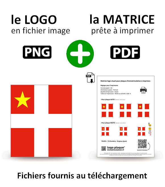 73 Chambéry - Drapeau Ajusté