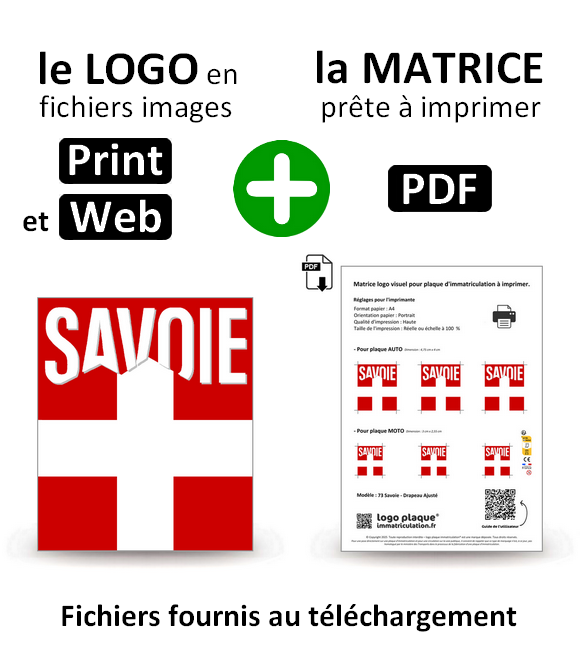 73 Savoie - Adjusted Flag