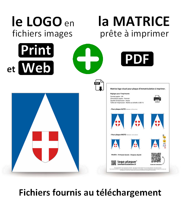 74 Haute-Savoie - Adjusted Flag