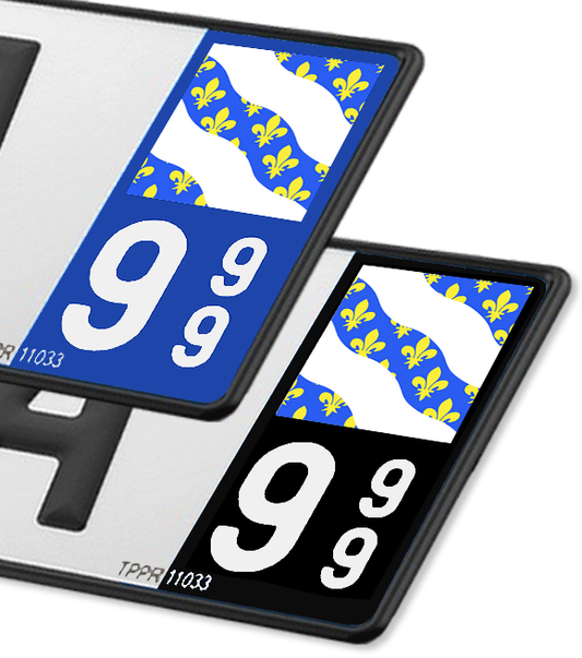 78 Yvelines - Drapeau Ajusté