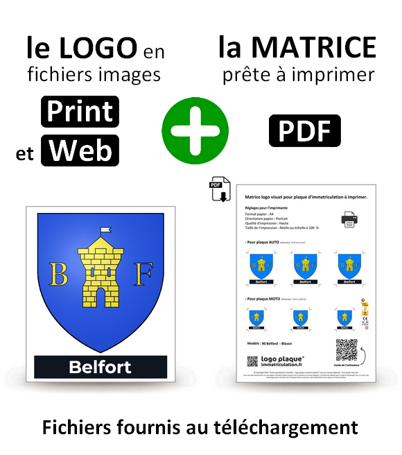90 Belfort - Blason