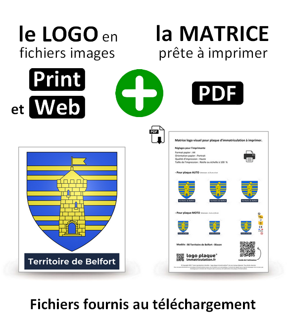 90 Territoire de Belfort - Blason