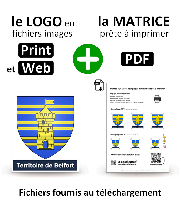 90 Territoire de Belfort - Blason