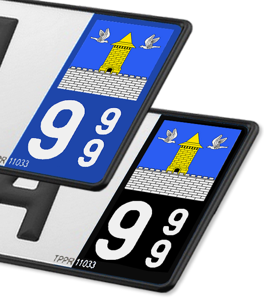 92 Colombes - Blason Ajusté