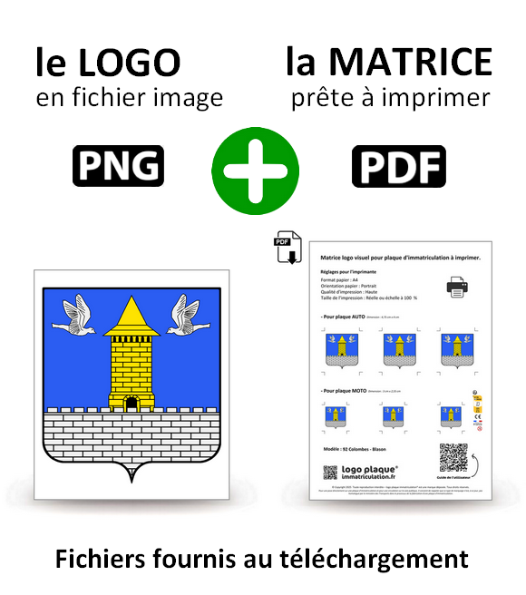 92 Colombes - Blason