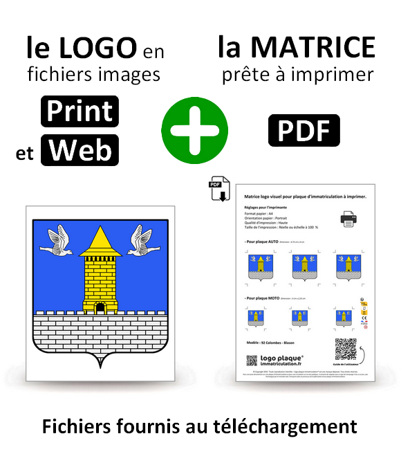 92 Colombes - Blason
