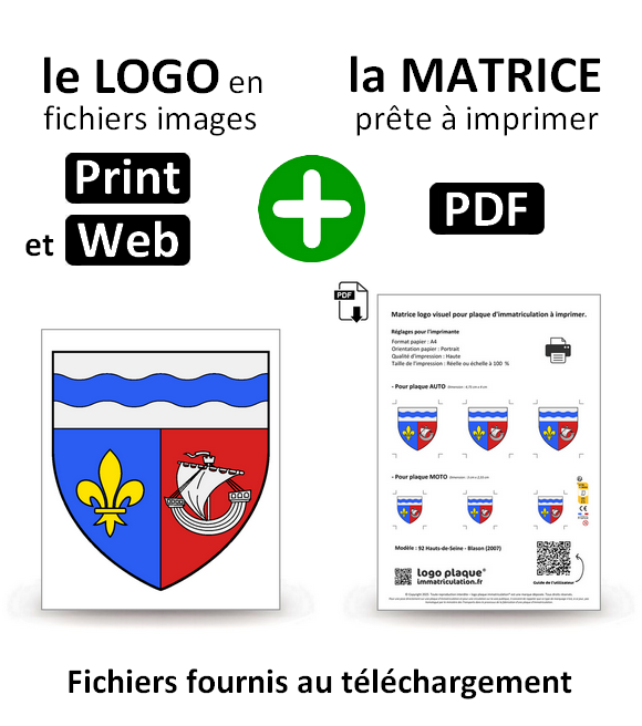 92 Hauts-de-Seine - Blason (2007)