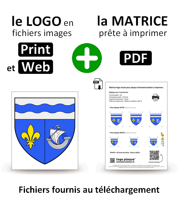 92 Hauts-de-Seine - Blason (2021)