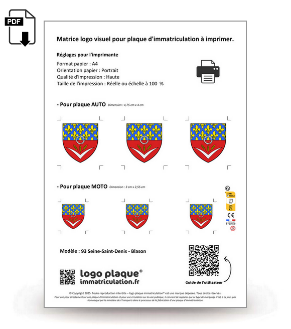 93 Seine-Saint-Denis - Blason