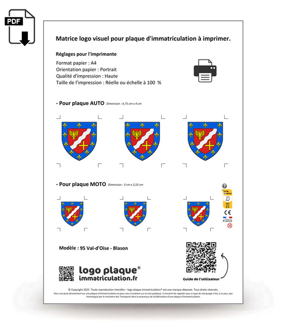95 Val-d'Oise - Blason
