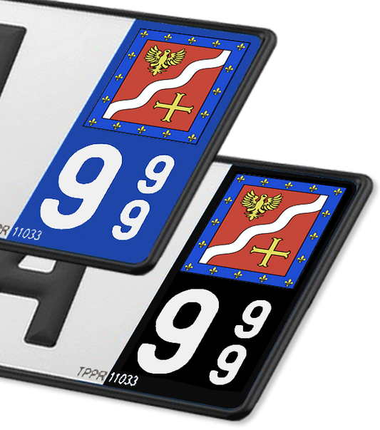 95 Val-d'Oise - Drapeau Ajusté