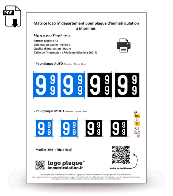 999 - Triple Neuf