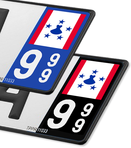 Archipel des Australes - Drapeau Ajusté