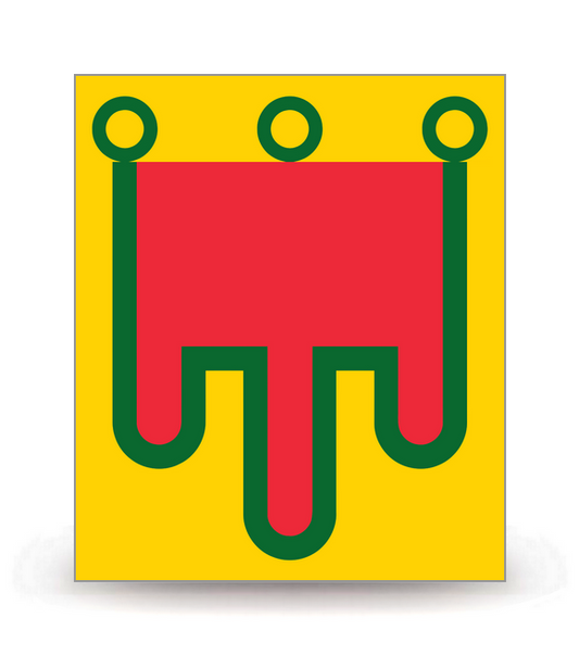 Auvergne - Drapeau Ajusté