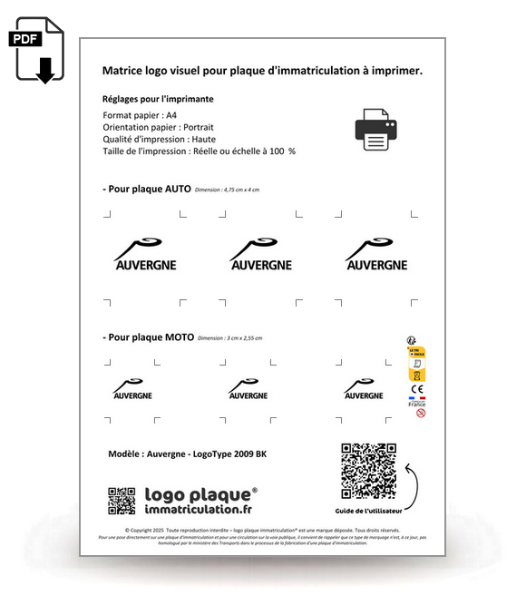 Auvergne - LogoType 2009 BK