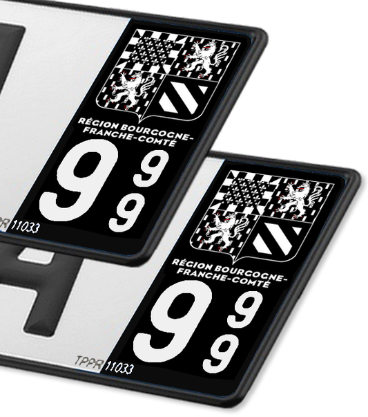 Bourgogne-Franche-Comté - LogoType 2019 Blanc FN