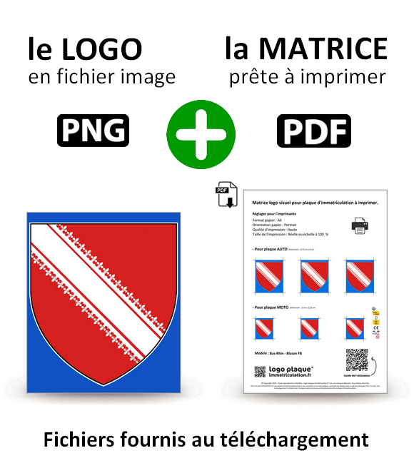 Bas-Rhin - Blason FB