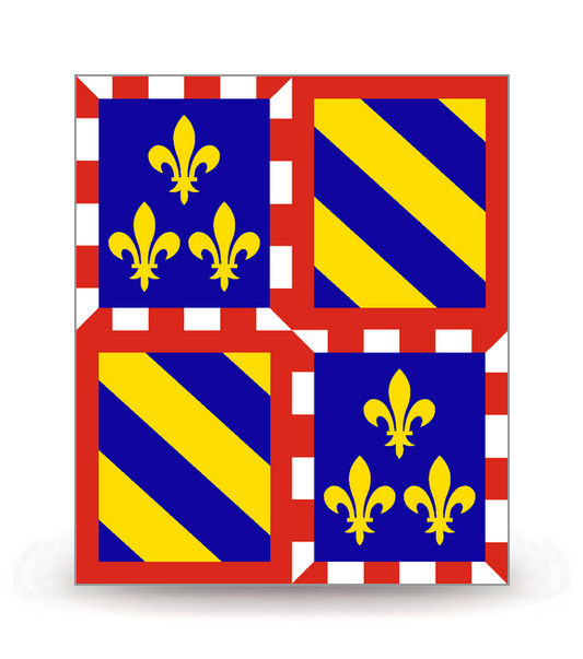 Bourgogne - Drapeau Ajusté