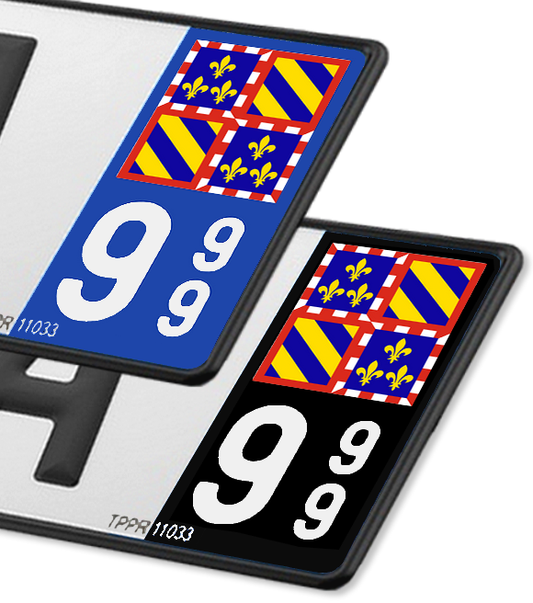 Bourgogne - Drapeau Ajusté