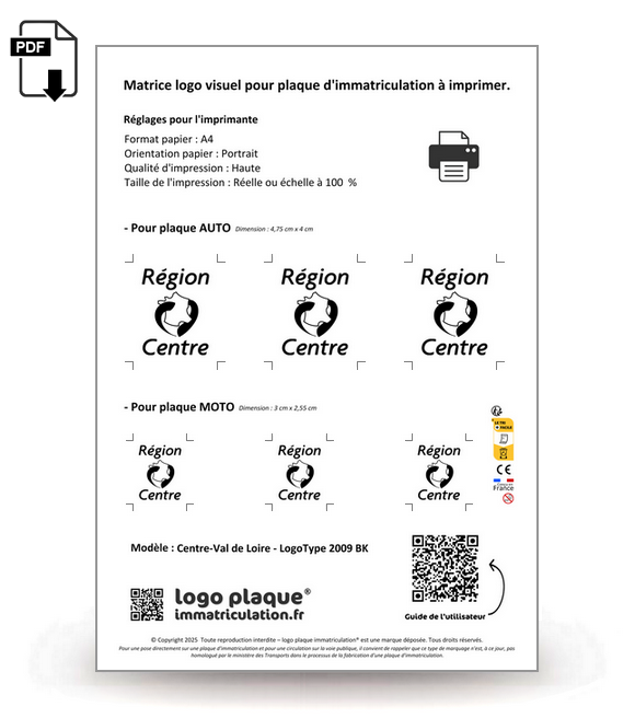 Centre-Val de Loire - LogoType 2009 BK