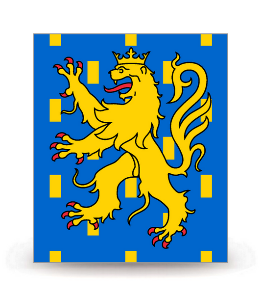 Franche-Comté - Drapeau Ajusté