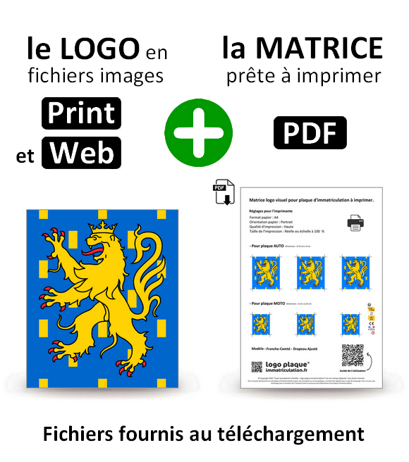 Franche-Comté - Adjusted Flag